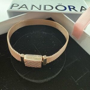 Pandora Rose Gold Mesh Bracelet